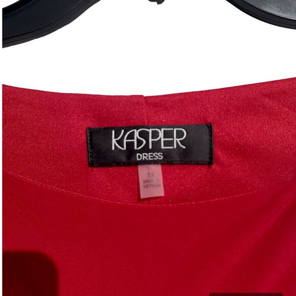 Kasper Quin Colorblock Split Sleeve Dress NWT - Picture 5 of 5